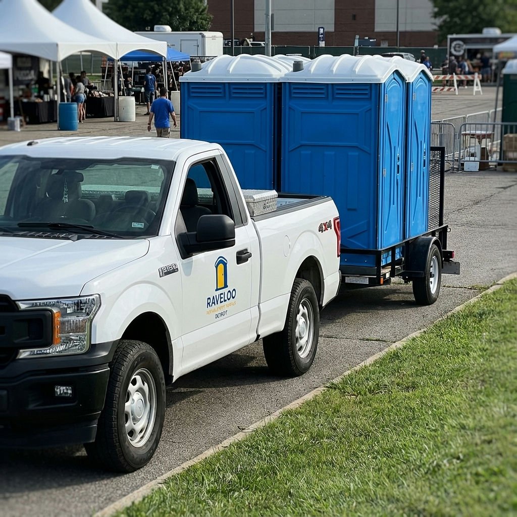 Raveloo delivery truck serving Corktown Detroit